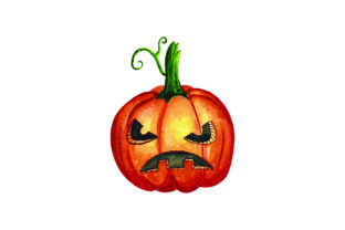 Jack-o'-lantern Watercolor for Halloween Branding: A Designer’s Perspective