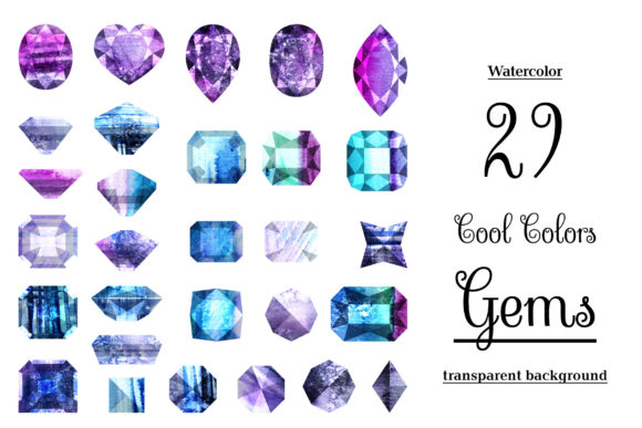 Watercolor Designer Gems